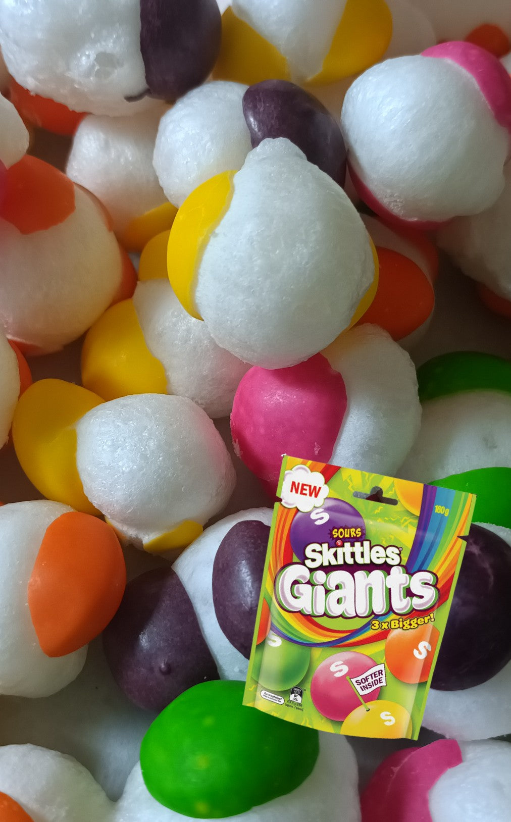 Freeze Dried Giant Sour Skittles