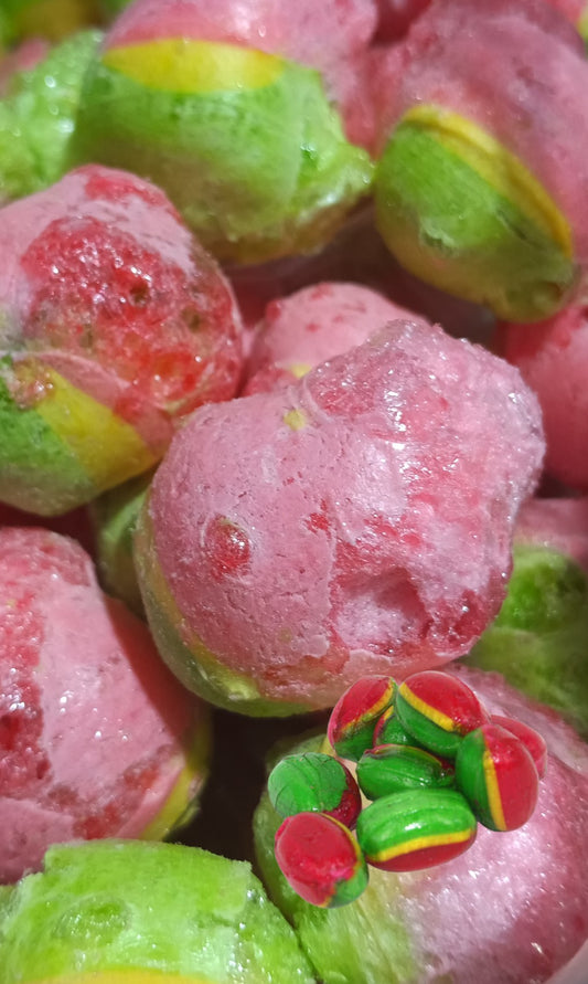 Freeze Dried Rock Candy Rosey Apple Bites