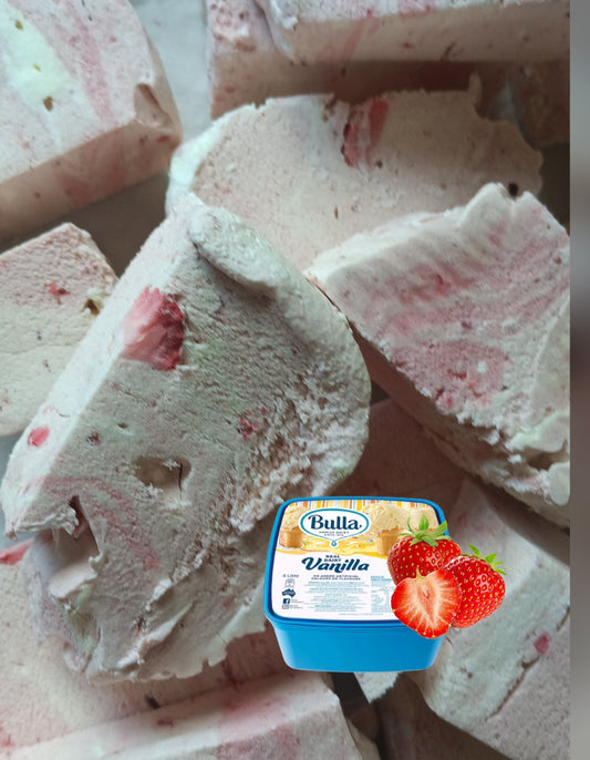 Freeze Dried Fresh Strawberry Ice Cream