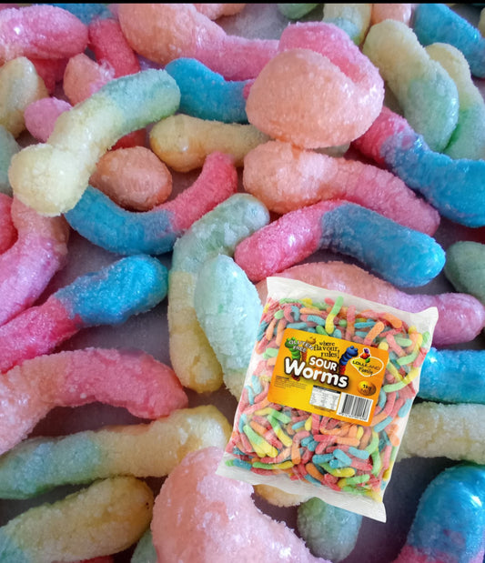 Freeze Dried Sour Gummy Worms